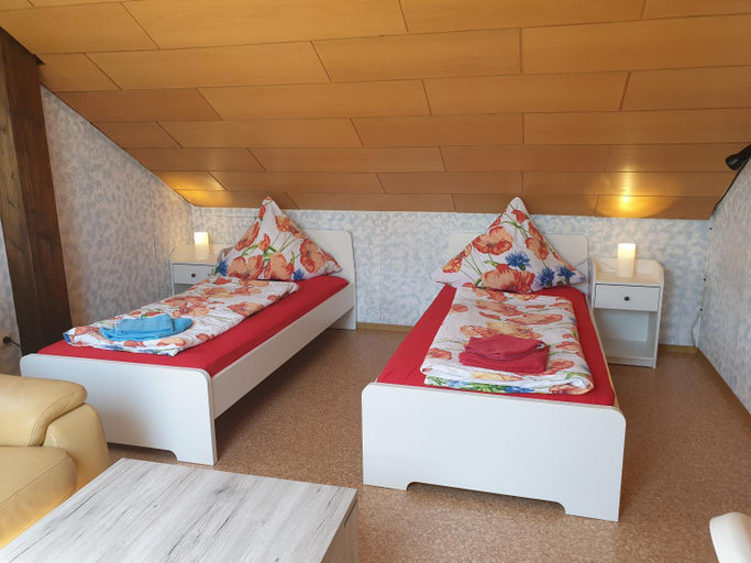 Sonnige ruhige Dachzimmer inkl WIFI plus Kaffee mit WG Dusche und neuer Kuche, Lörrach