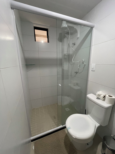 Bathroom 3, Melhores Flats - Incrível à beira mar, João Pessoa