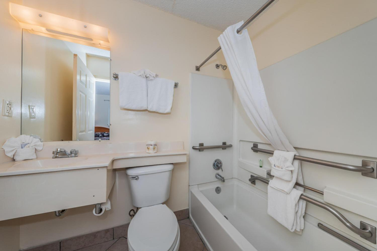 Bathroom 5, Suburban Extended Stay Hotel Clearwater, Pinellas