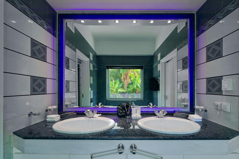 Bathroom 4, Luxury Villa with Pool, BBQ & Garden in Vouliagmeni, Attica