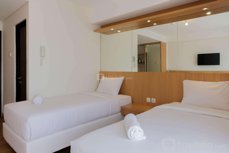 Twin Bed Studio Room Annora Living Apt By Travelio, Tangerang
