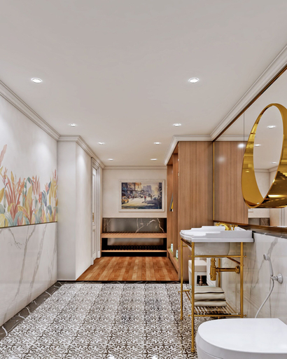 Bathroom 3, OZEN MANSION KOLKATA, North 24 Parganas