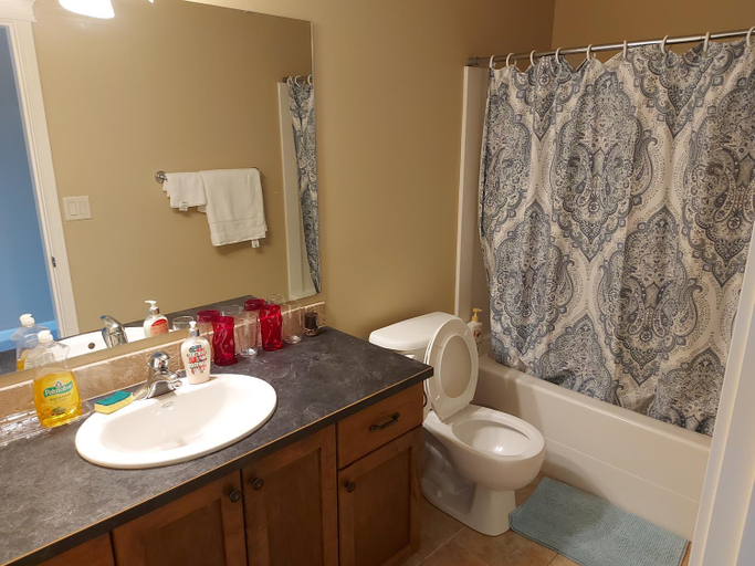 Bathroom, Peaceful and Spacious Lake View, Central Okanagan