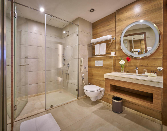 Bathroom 4, Hotel Hindusthan International Bhubaneshwar, Khordha