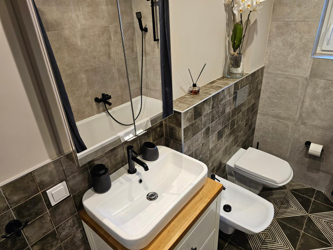 Bathroom, URBAN APARTMENTS No 2 - Terrace - Air Condition - Free Parking, Siemianowice Śląskie