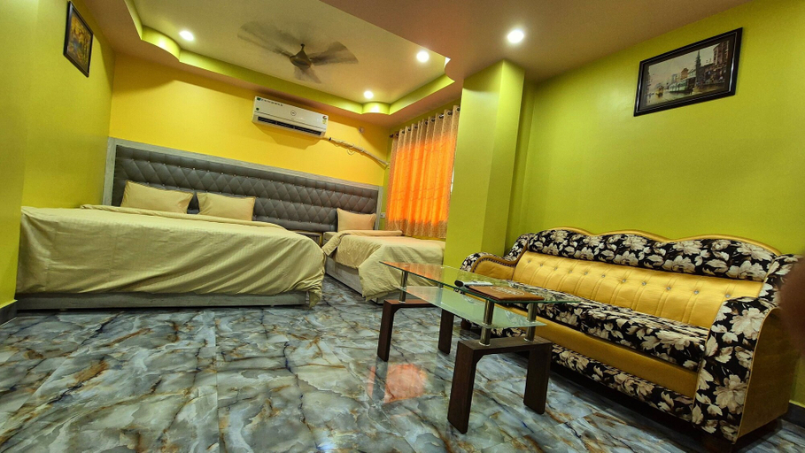Bedroom 3, Hotel Mahal & Restaurant, Nadia