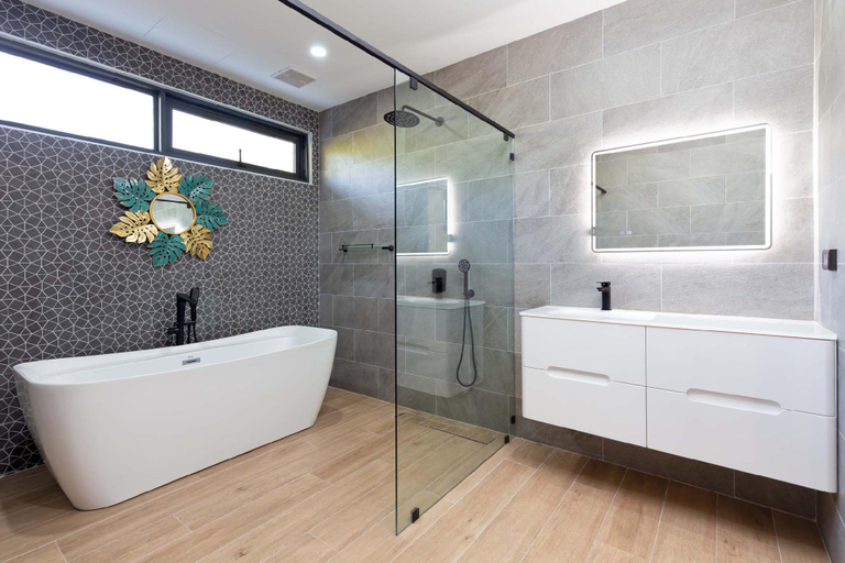 Bathroom 2, Brand-new 8BR Private Pool Villa Mystic Garden, Pulau Phuket