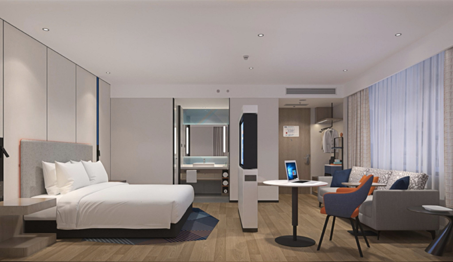 Bedroom 3, Holiday Inn Express LVLIANG XING COUNTY by IHG, Luliang