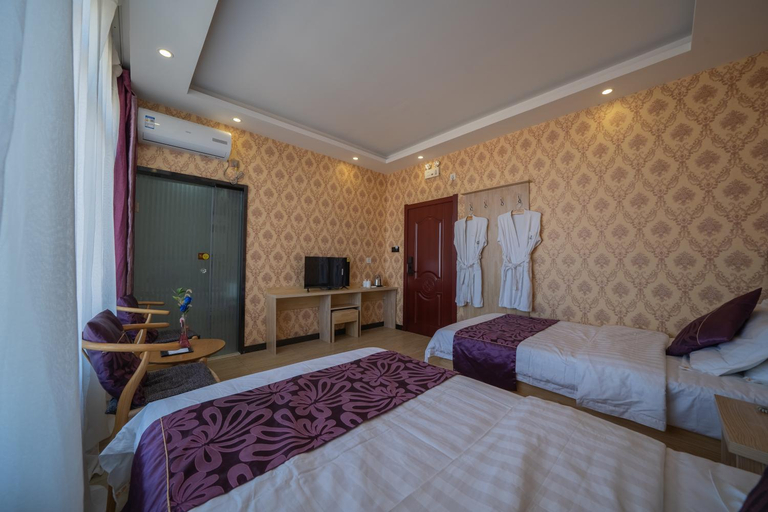 Bedroom 2, XinQihang Hotel Harbin Taiping Airport, Harbin