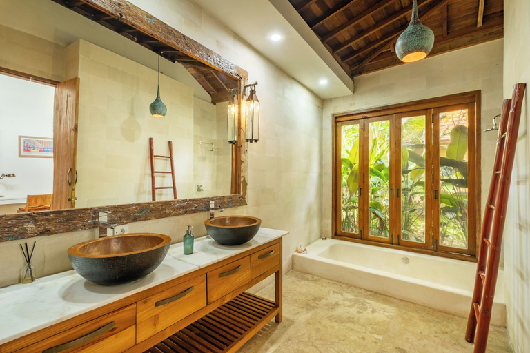 Bathroom 3, Private Pool Villa in ubud with Jungle View, Gianyar