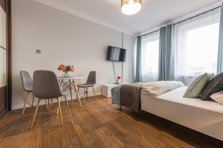 Bedroom, Dworzec Centralny P&O Serviced Apartments, Warsaw