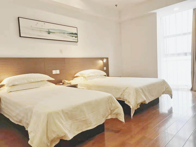Bedroom 2, Jinjiang Inn Style Zhenjiang Dagang Pingchang Road, Zhenjiang