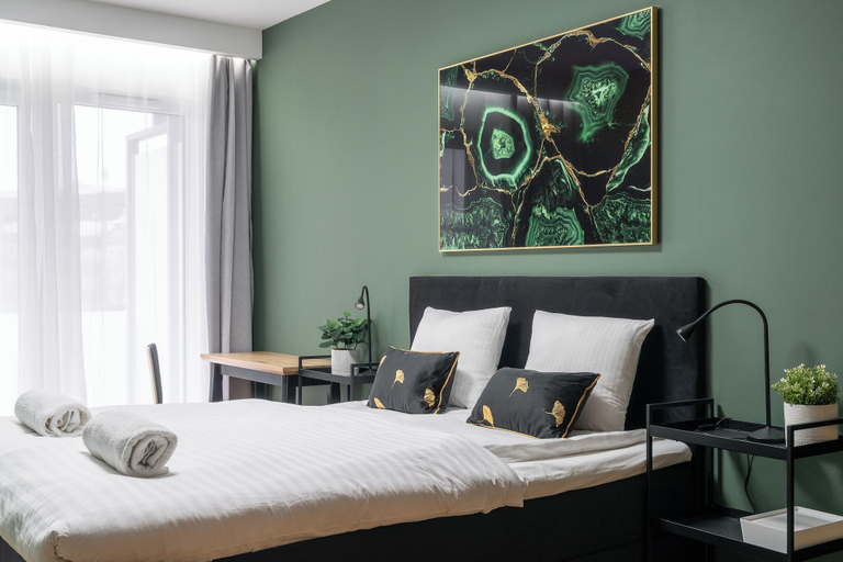 Bedroom 3, RentPlanet - Apartamenty Quorum, Środa Śląska