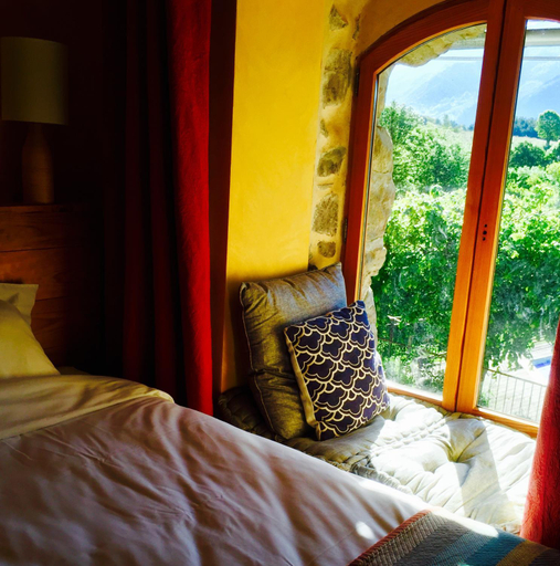 Bedroom 2, Chambre d'Hotes La Grange des Ecrins, Hautes-Alpes