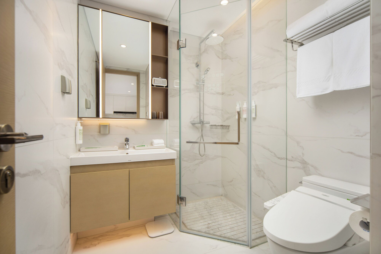 Bathroom 5, Suzhou Huamao Gusuli Service Apartment, Suzhou