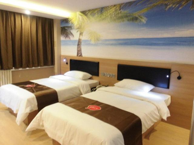 Bedroom 1, Thank Inn Plus Hotel Shandong Jining Zhoucheng Yishan South Road, Zaozhuang