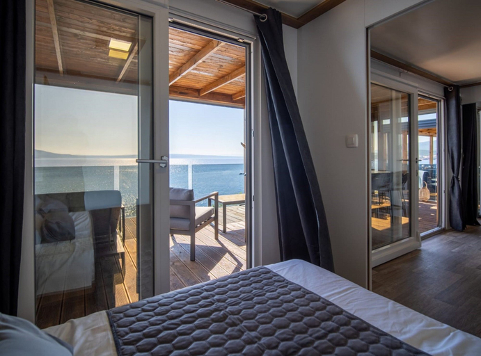 Bedroom 2, Seaside Deluxe Escape at Klenovica Camping, Novi Vinodolski