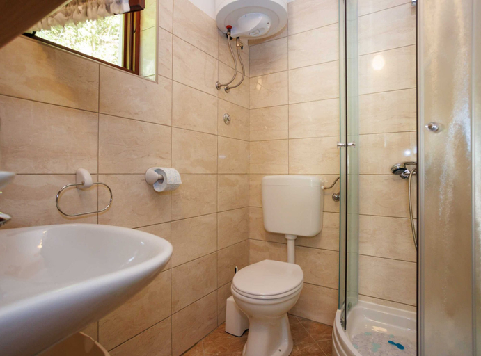 Bathroom 3, Beachfront Cozy Krk Apartment With Balcony, Krk