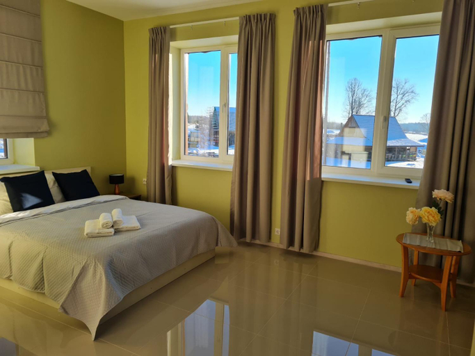 Bedroom, Grundenberga hotel with self check-in, Riga