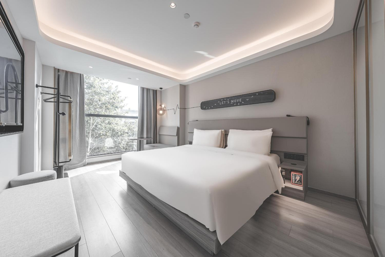 Bedroom 2, Atour X Hotel Nantong Haohe Scenic Spot TV Tower, Nantong