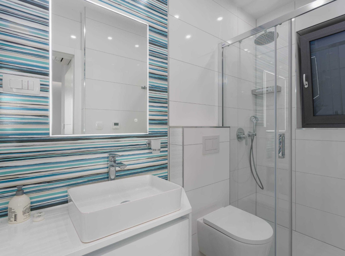Bathroom 4, Luxury Beachfront Krk Apartments With Terrace, Krk