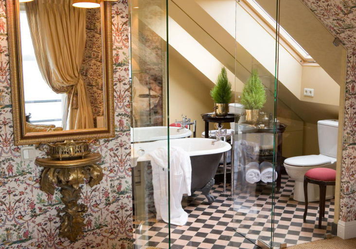 Bathroom, Apvalaus Stalo Klubas Gastro & SPA Hotel, Trakų