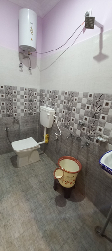 Bathroom 3, Siyaram Hotel Tample View in Orchha, Tikamgarh