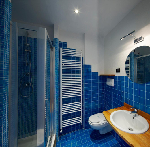 Bathroom 4, Grand Hotel Besson, Torino