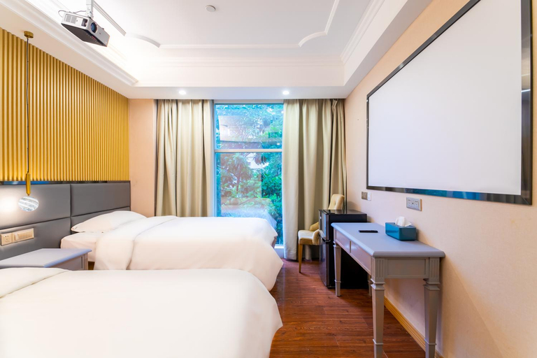 Bedroom 2, Puzzle Hotel - Zhongshan 8th Road Chenjiaci Subway Station Branch, Guangzhou