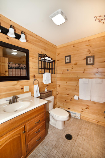 Bathroom, 7Cs lodging, Allegany
