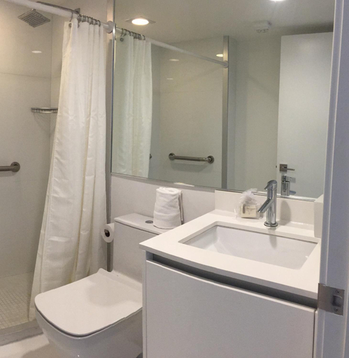 Bathroom 4, Beach Haus Key Biscayne Contemporary Apartments, Miami-Dade