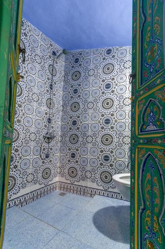 Bathroom, Dar El Fanne, Chefchaouen