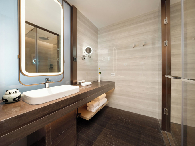 Bathroom 3, Galaxy Minyoun Chengdu Xindu Hotel, Chengdu