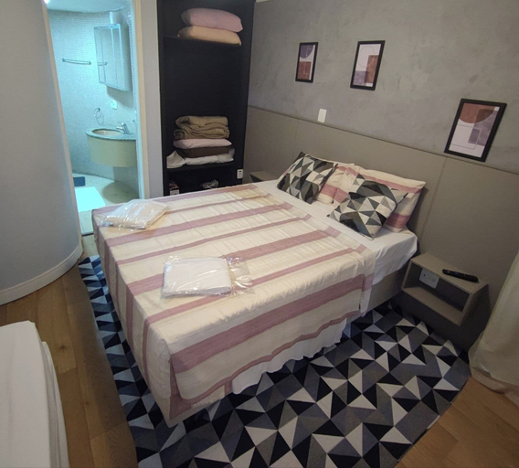 Bedroom, APART FANTÁSTICO - HAKKA EVENTOS E METRÔ, São Paulo