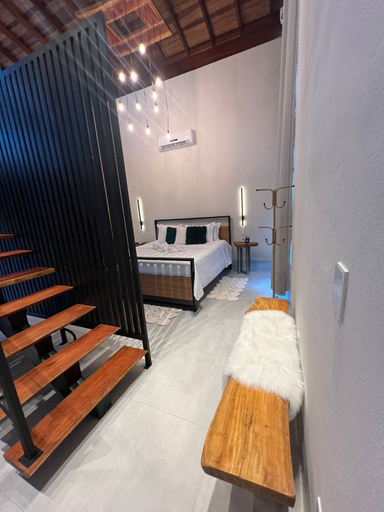 Bedroom 2, Chalé Village Jângal, Machado