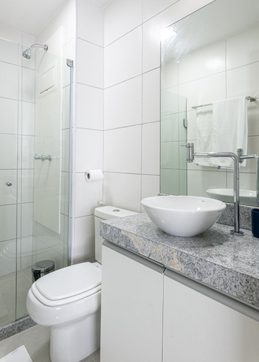 Bathroom 5, Beach Class Ilha do Leite by Easy Home, Recife