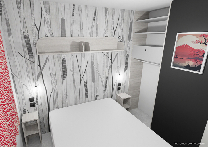 Bedroom 5, Camping Château de l'Hom, Gard