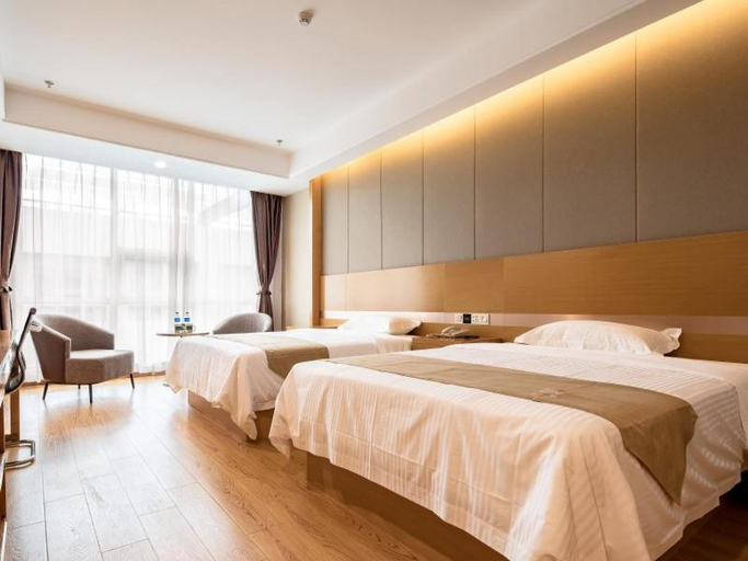 Bedroom 2, GreenTree Inn Jiangyin Renmin Dong Road Liangchen Square, Wuxi