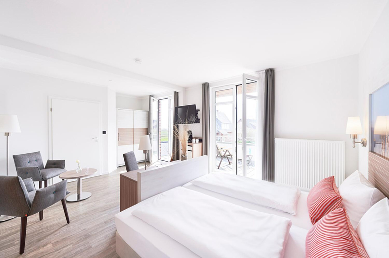 Bedroom, Hotel Strandhof, Aurich