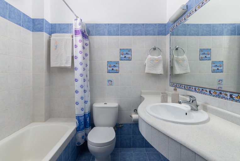 Bathroom 2, 'Lindian Myth' Sea View Studios, South Aegean