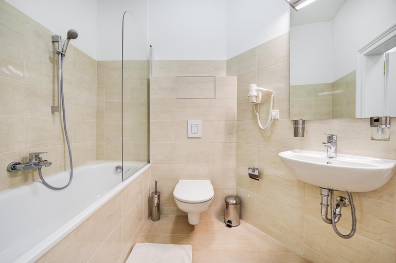 Bathroom 2, Bishop Apartments, Brno