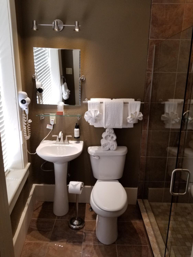 Bathroom 3, Basin Park Magnuson Grand Hotel, Carroll