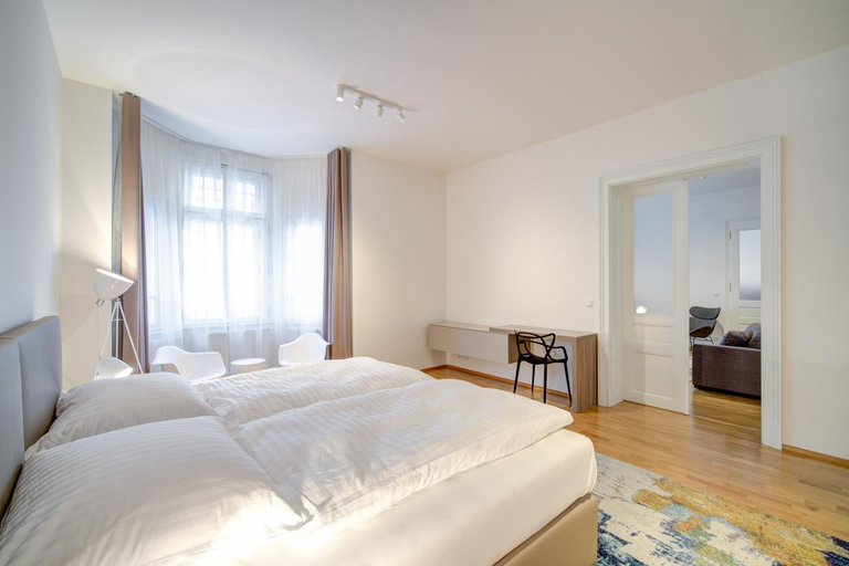 Bedroom 2, Bishop Apartments, Brno