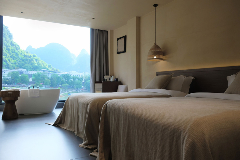 Bedroom 3, yangshuo liutong hotel, Guilin