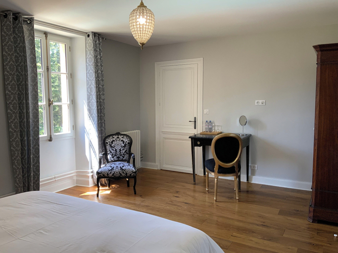Bedroom 3, Château d'Argentonesse, Dordogne