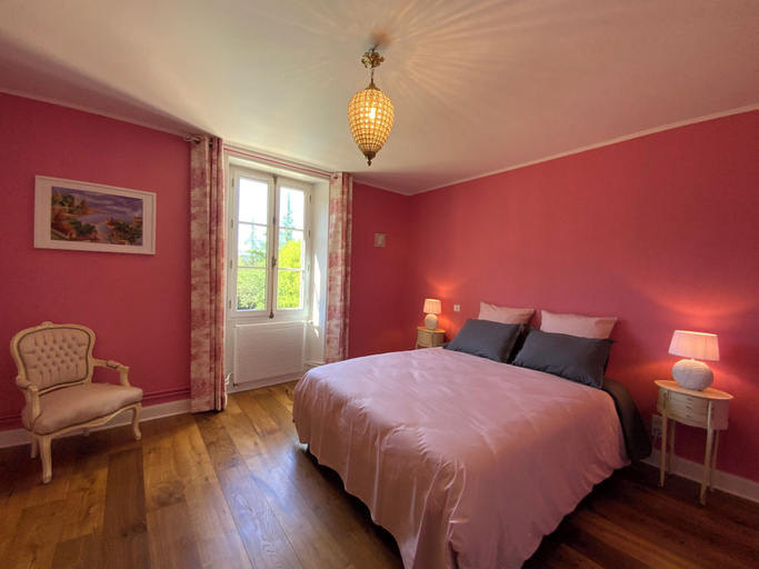 Bedroom 3, Château d'Argentonesse, Dordogne