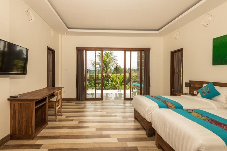 Bedroom 1, One Suite Room in Ubud, Gianyar