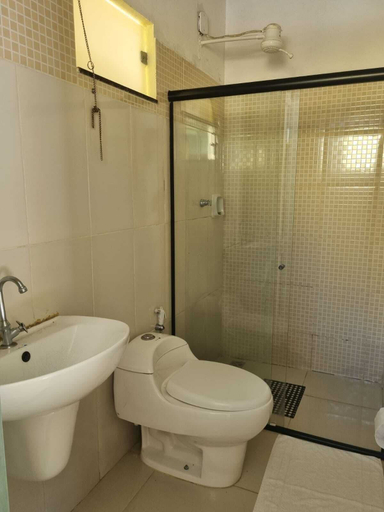 Bathroom, Recanto do Porto Hotel, Porto Seguro