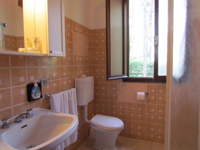 Bathroom, Three-room apartment in villa - ground floor - private garden, Venezia