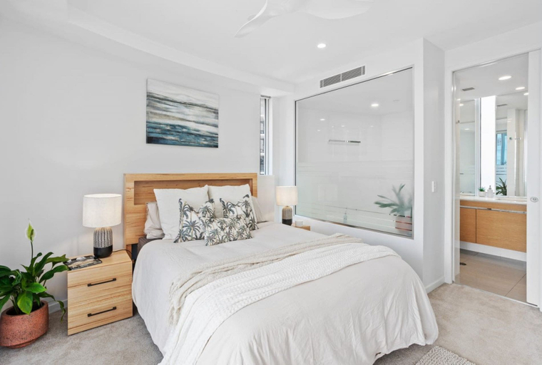Bedroom 3, Luxury Beachfront Stay in Kirra, Gold Coast